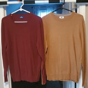 2 Mens Old Navy Sweaters